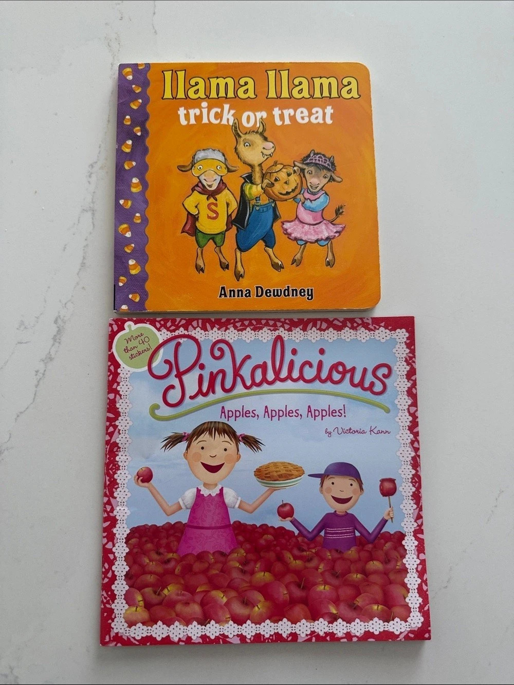 Children's Book Lot Llama & Pinkalicious